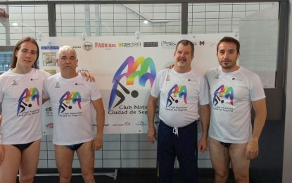 Los Master del Club Natación IMD Ciudad de Segovia se “comieron” La Río Esgueva