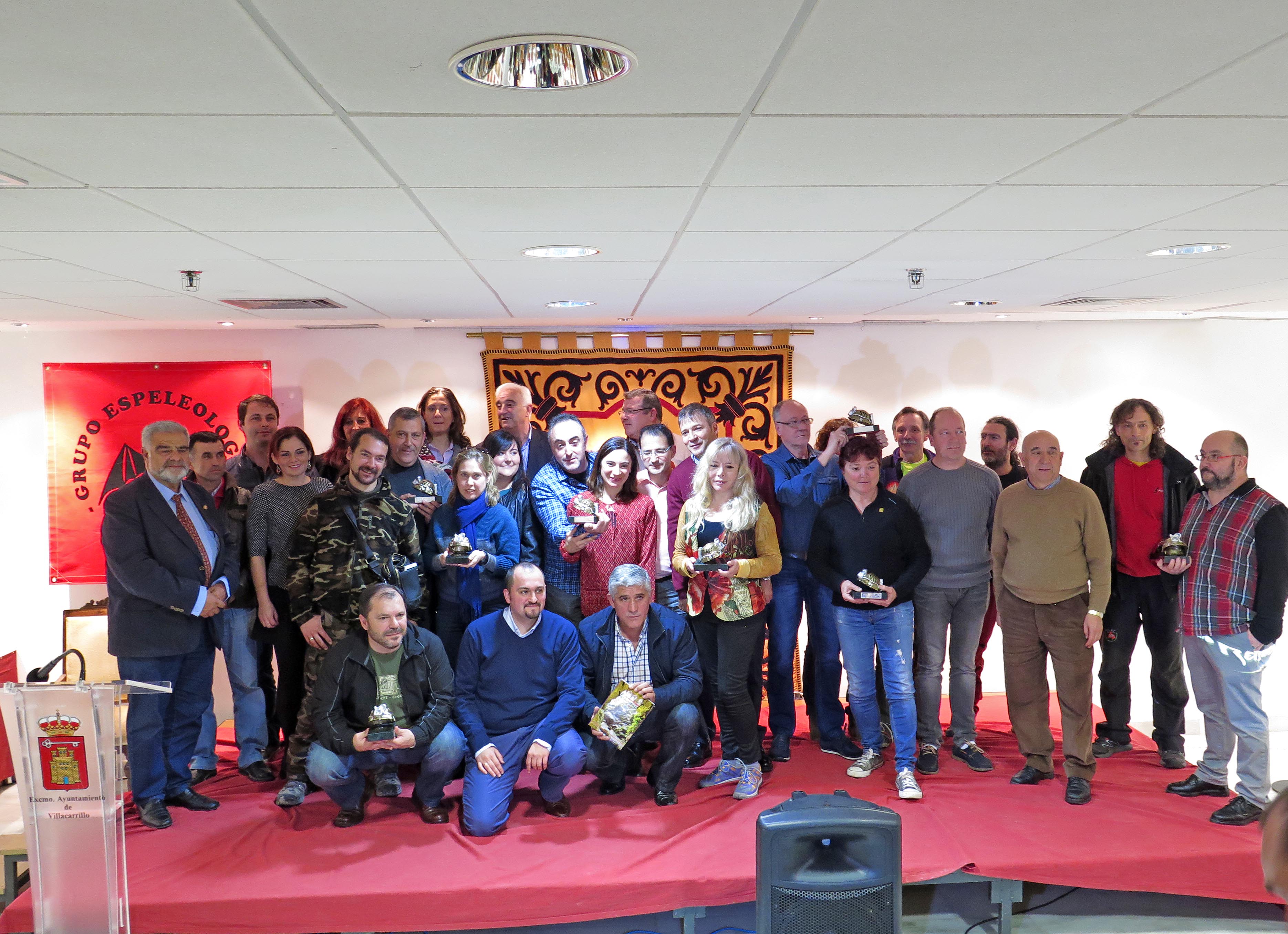 El grupo “San Simón” galardonado con el Premio Nacional en el Campeonato de España de Espeleogía