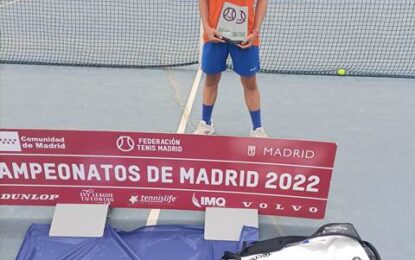 Fermín Barcala, doble campeón infantil de Tenis en Madrid