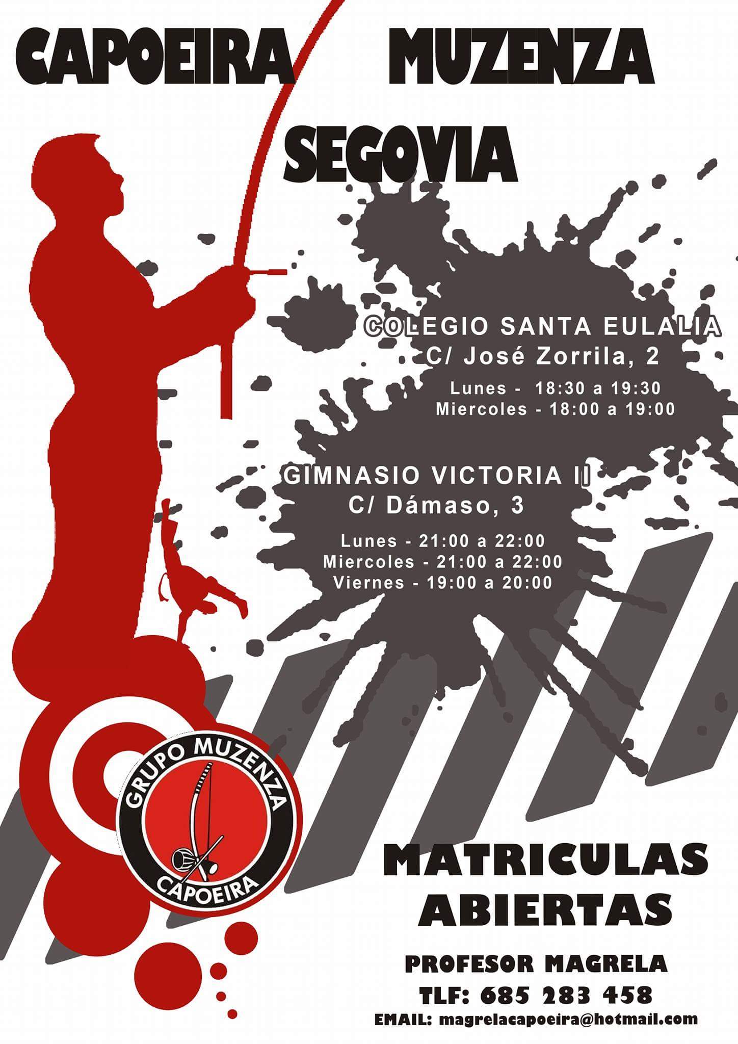 Jornada de puerta abiertas de Capoeira Muzenza Segovia