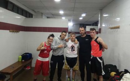 Gran actuación del Club Segoboxing en el Campo del Rayo Vallecano