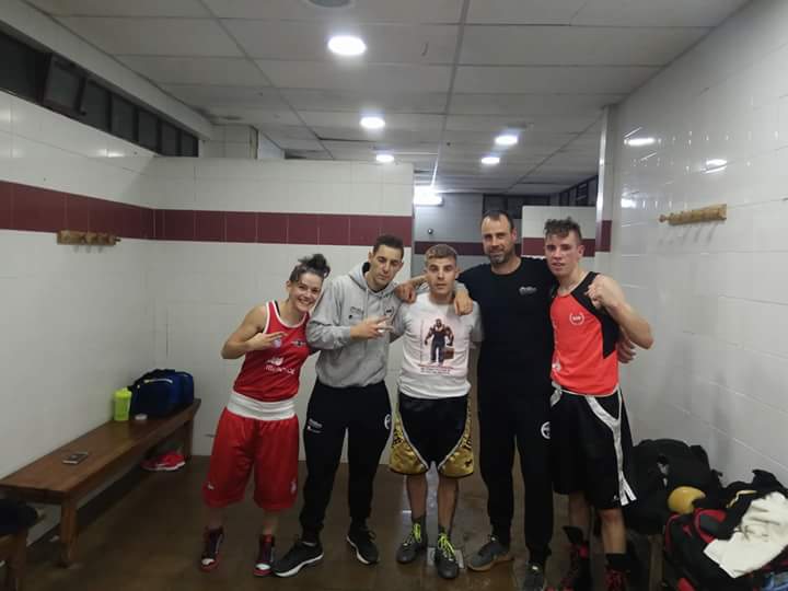 Gran actuación del Club Segoboxing en el Campo del Rayo Vallecano