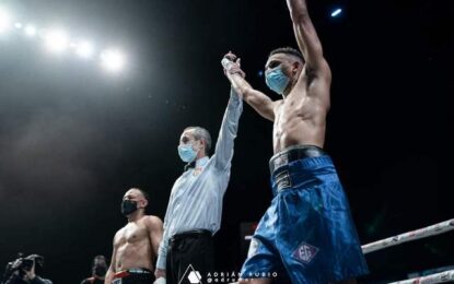 Elian Guerrero vence en su tercer combate profesional acumulado un 3-0-0-2KO