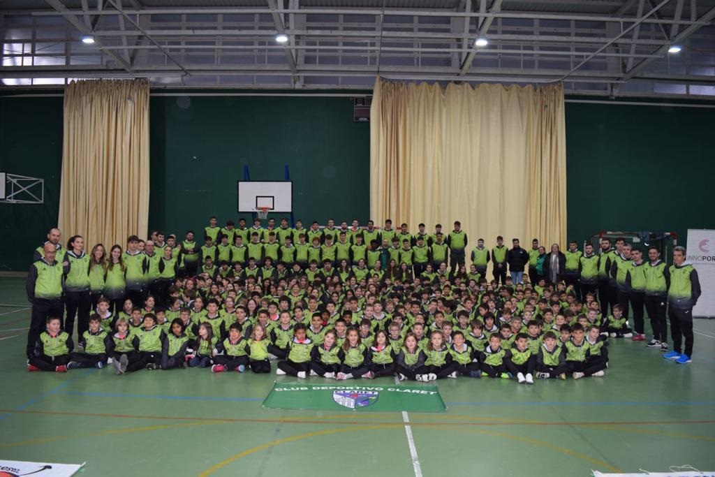 El C.D. Claret, se vistió de gala, aprovechando estas fechas, cercanas a la Navidad