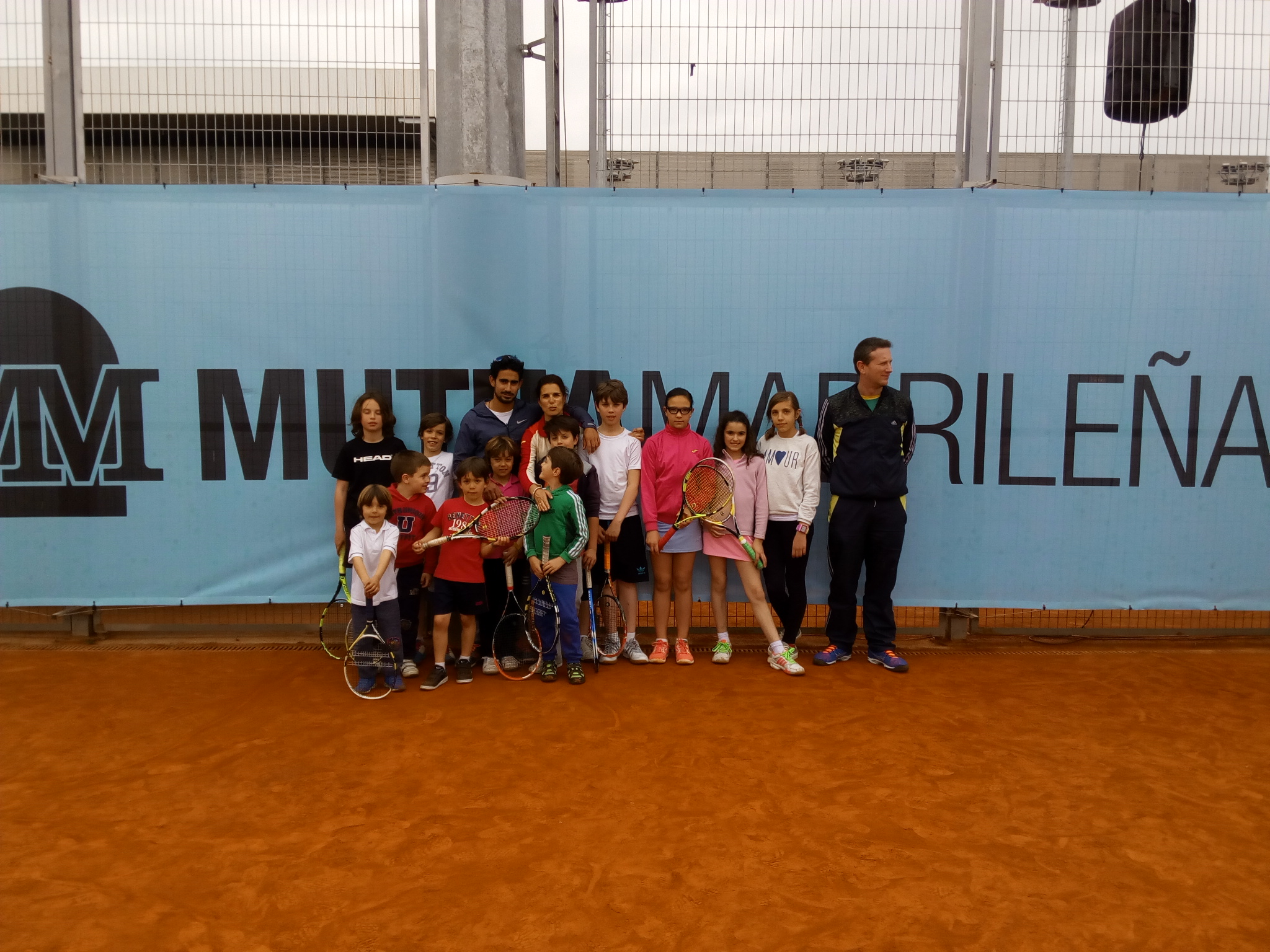Visita del Club de Tenis Segovia al Mutua Madrid Open 2016