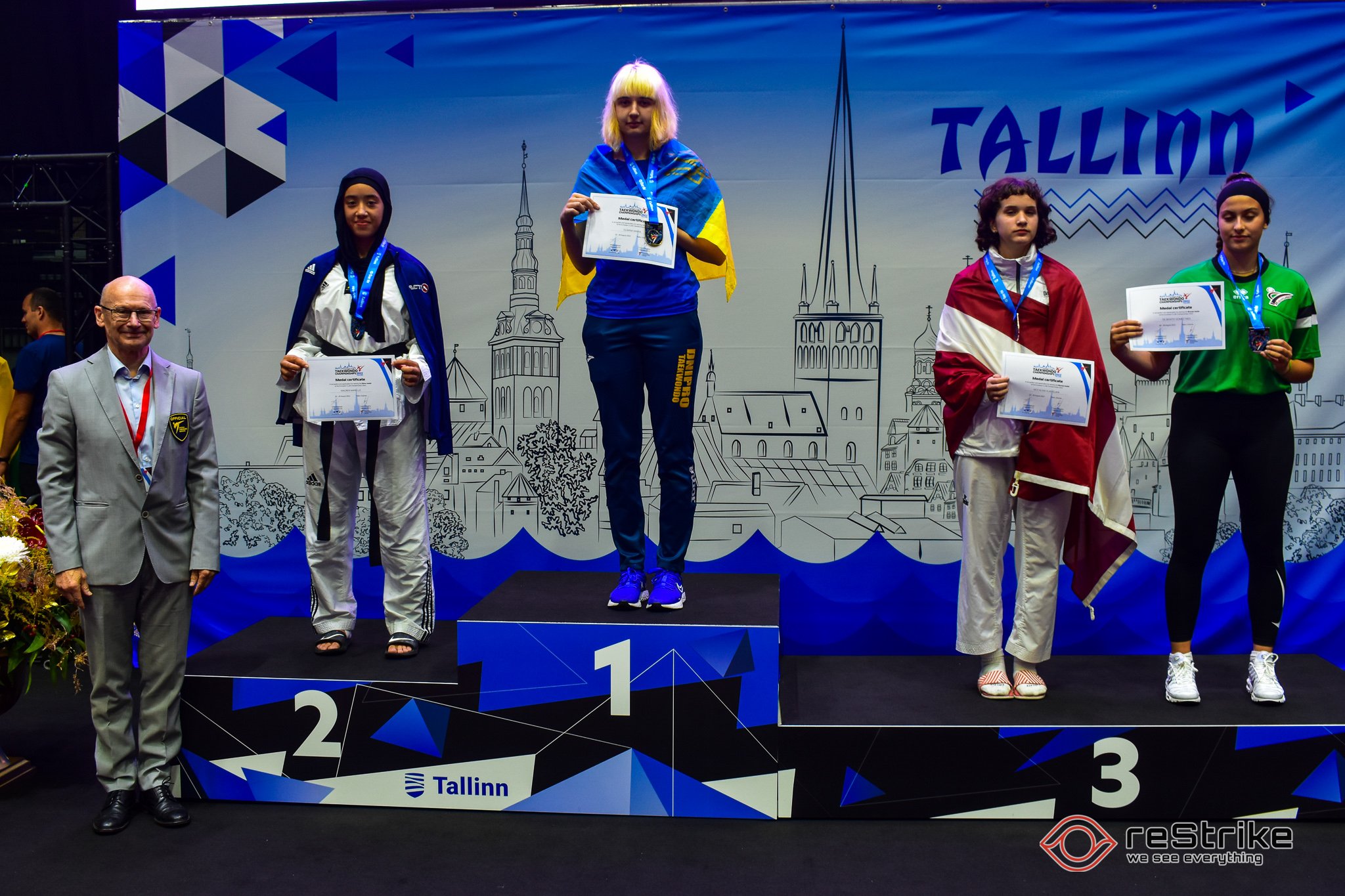 Medalla de Bronce para Inés de Benito en el Campeonato Europeo Clubs de Taekwondo, Tallín (Estonia)2022