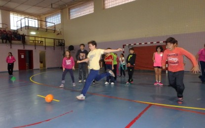Los escolares vivieron con entusiasmo el I Encuentro Deportivo