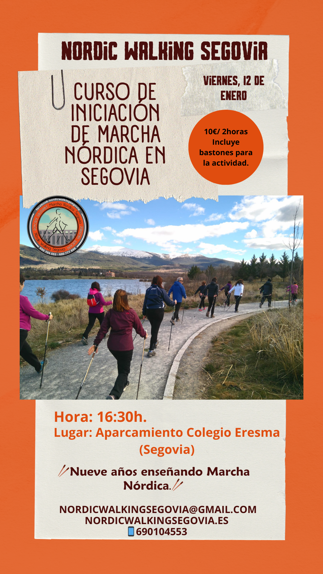 C.D. Nordic Walking: Curso de Iniciación de Marcha Nórdica