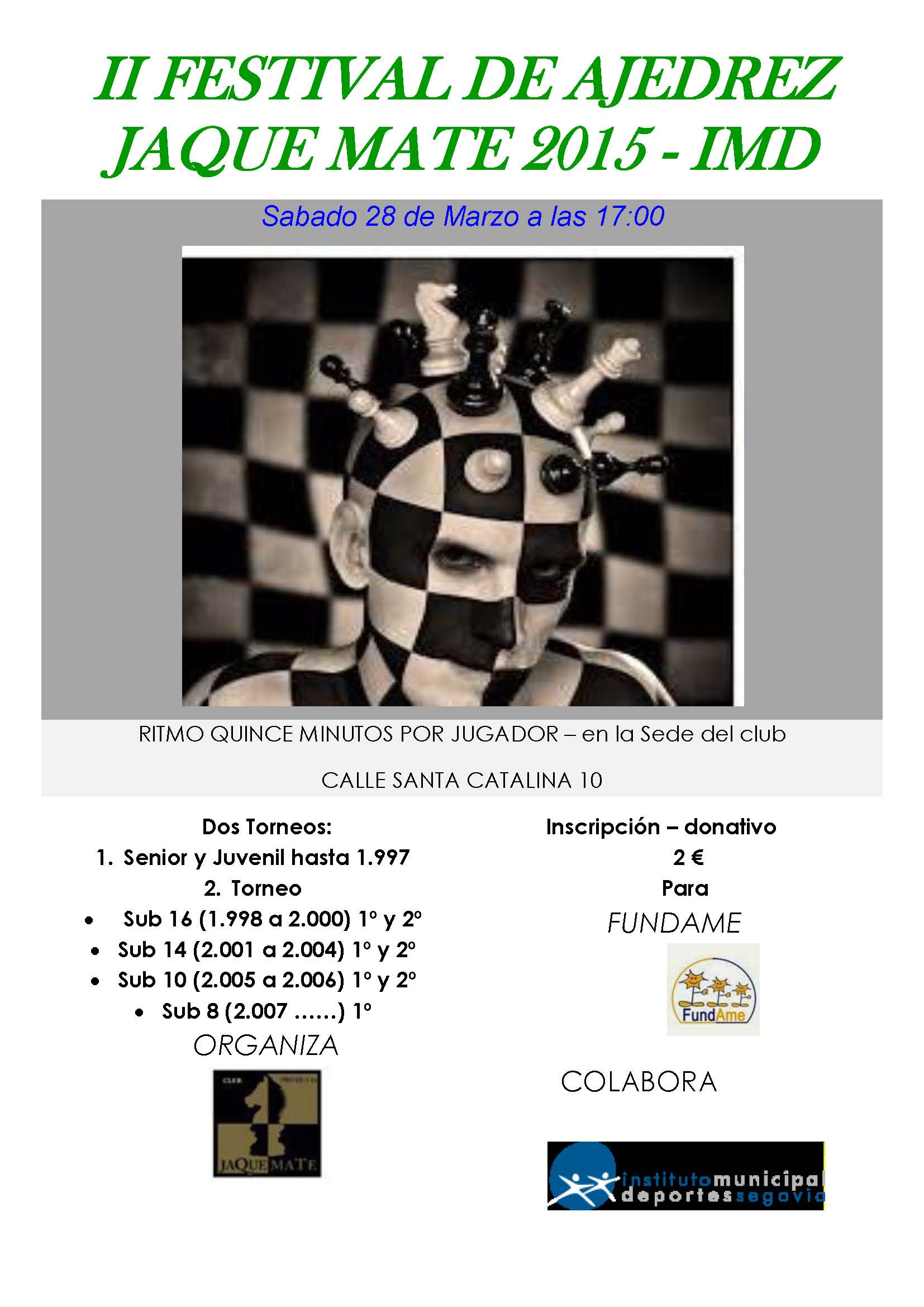 II Festival de Ajedrez Jaque Mate 2015 – IMD