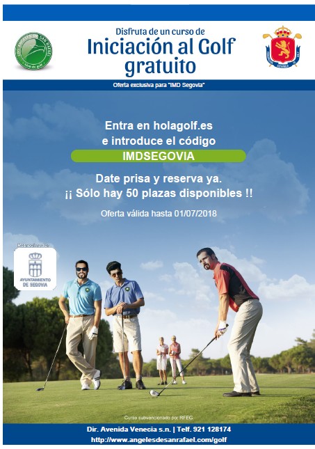 Campaña gratuita de iniciación al golf