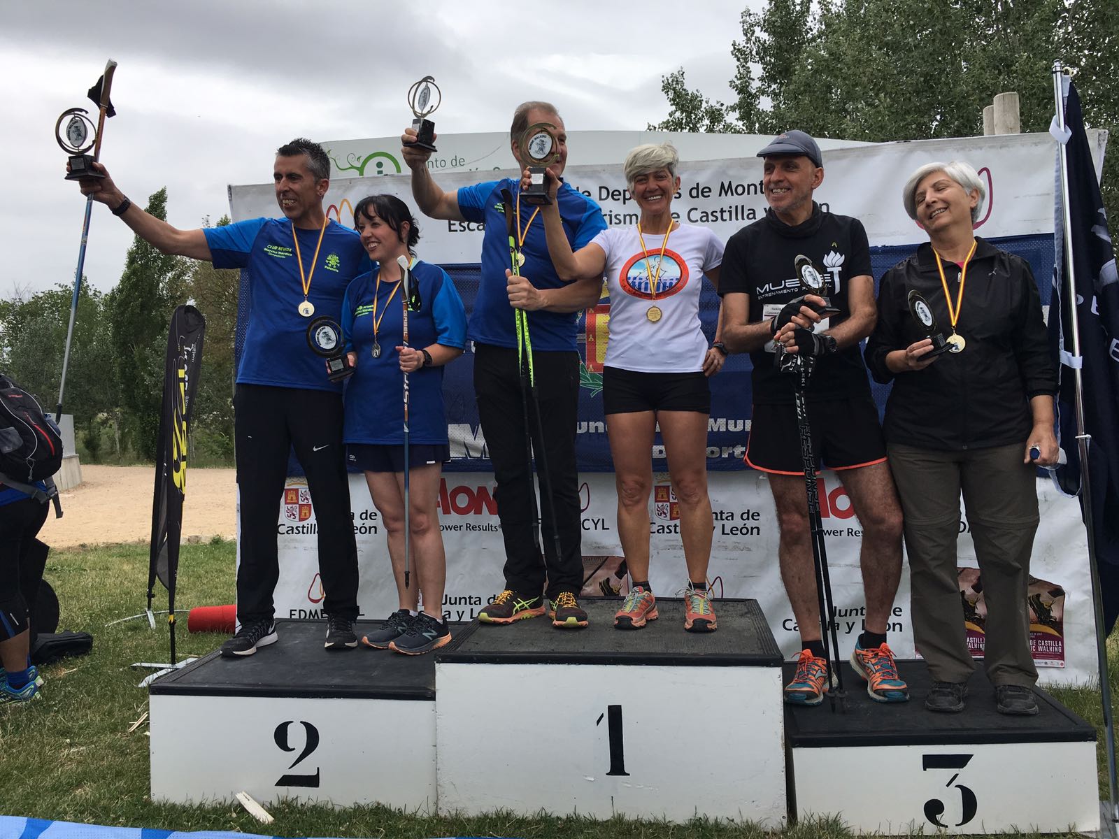 Nordic Walking Segovia vuelve a revalidar sus títulos