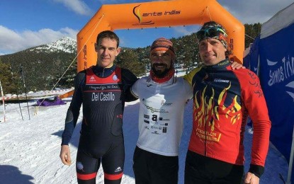 Israel Tapias, del Club Triatlón IMD Segovia, campeón de Castilla y León de Triatlón de Invierno