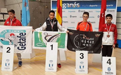 Enrique Herrero, vencedor en el Campeonato Promoción cadete de Taekwondo de la Comunidad de Madrid