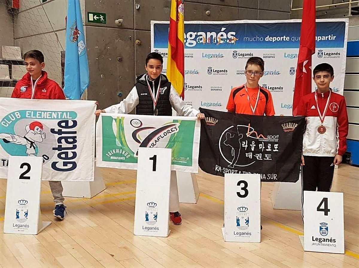 Enrique Herrero, vencedor en el Campeonato Promoción cadete de Taekwondo de la Comunidad de Madrid