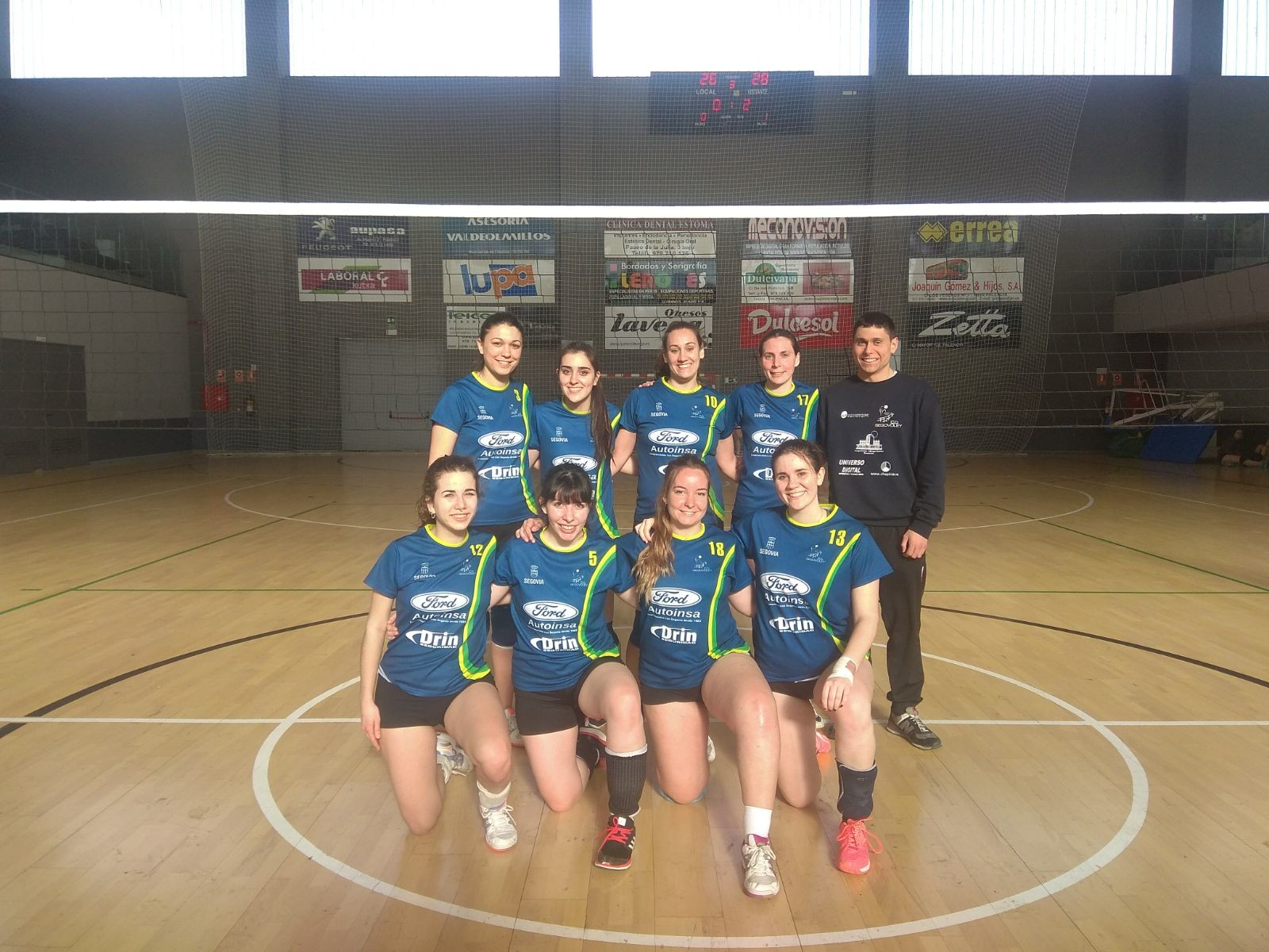 Primera victoria del conjunto femenino del Segovoley
