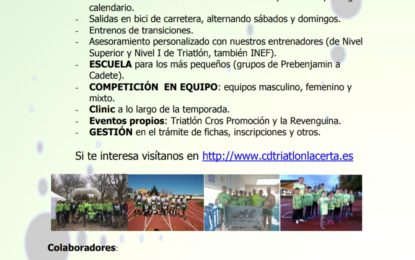 C.D. Triatlón Lacerta: comienza una nueva temporada