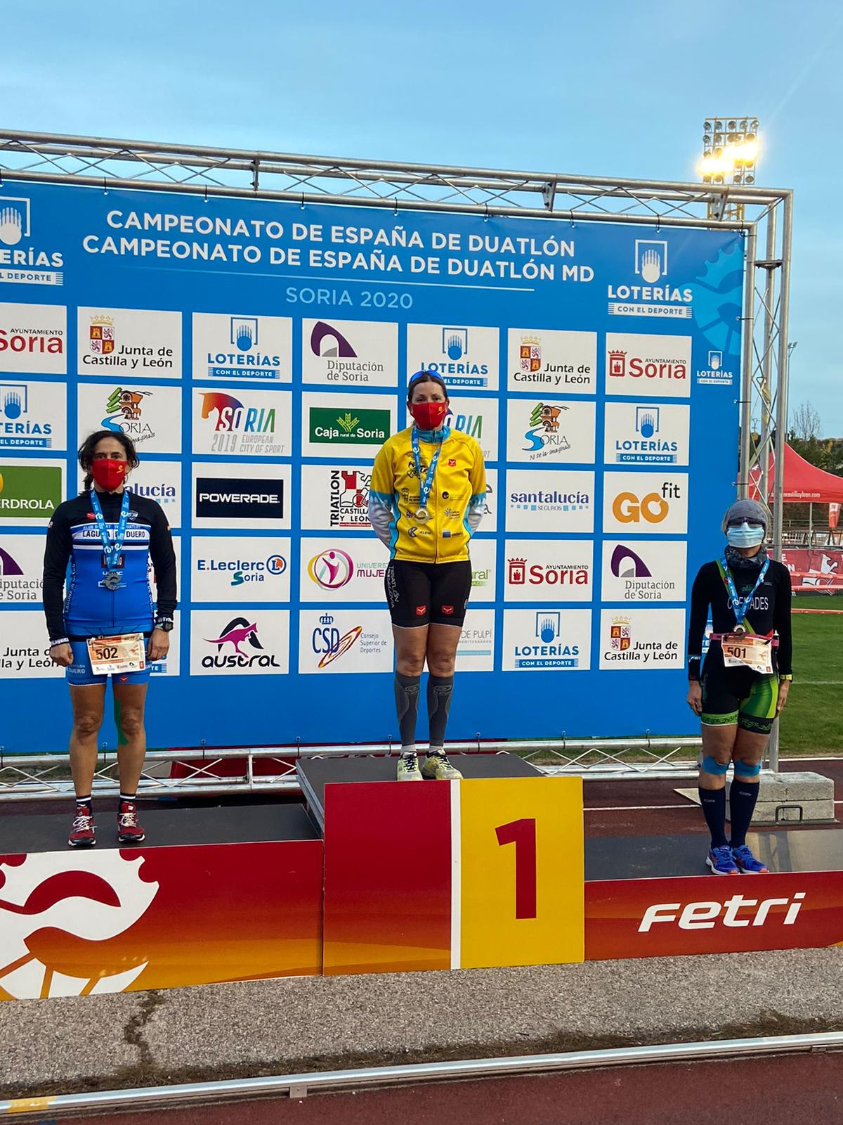 Medallas para el Triatlón IMD Segovia en los nacionales en Soria