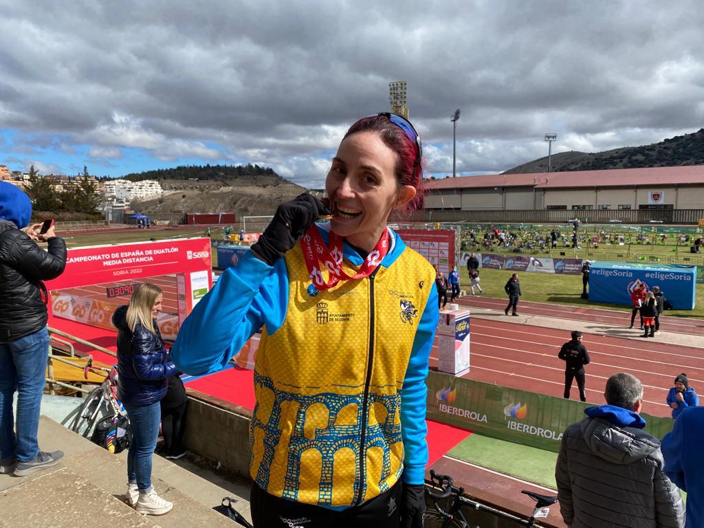 Medalla para el Club Triatlón IMD Segovia en el Campeonato de España de Duatlón Standard