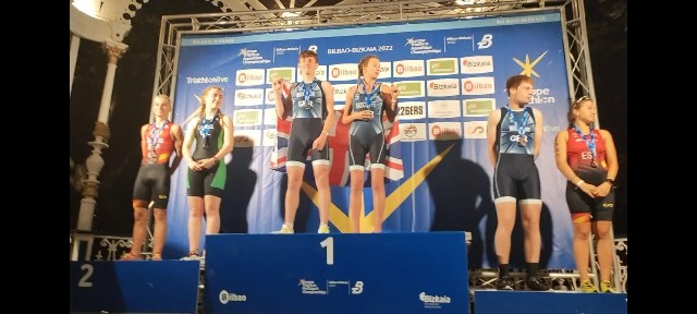 Lucas de Santos subcampeón Europeo de Acuatlón Junior (GGEE)