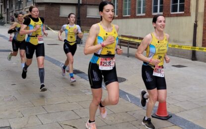Buena actuación del Triatlón IMD Femenino en Avilés