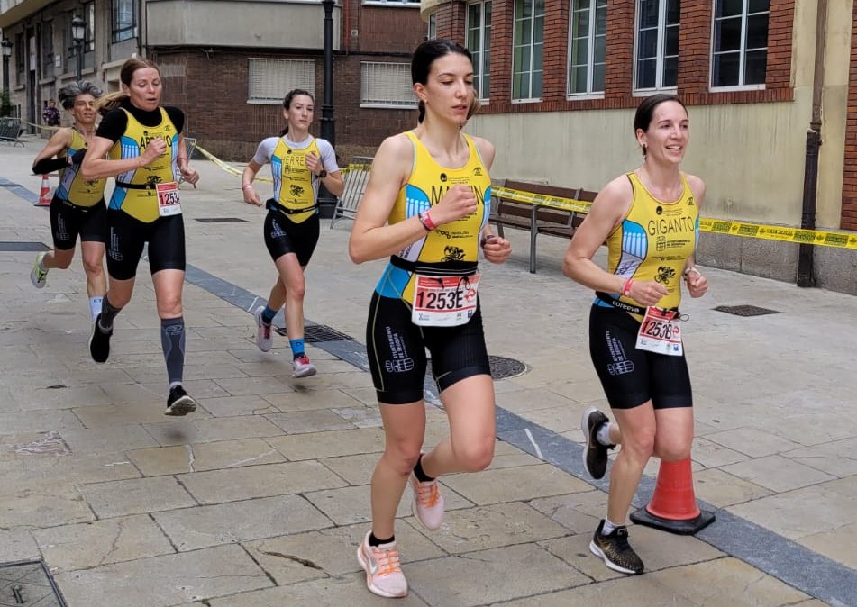 Buena actuación del Triatlón IMD Femenino en Avilés