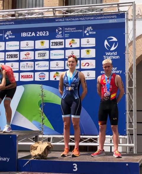 Lucas de Santos, bronce en el Mundial de Acuatlón, Ibiza 2023
