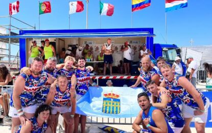Vacceos Elite un grupo de jugadores de Segovia juegan el Europeo de Rugby playa y quedan en séptima posición