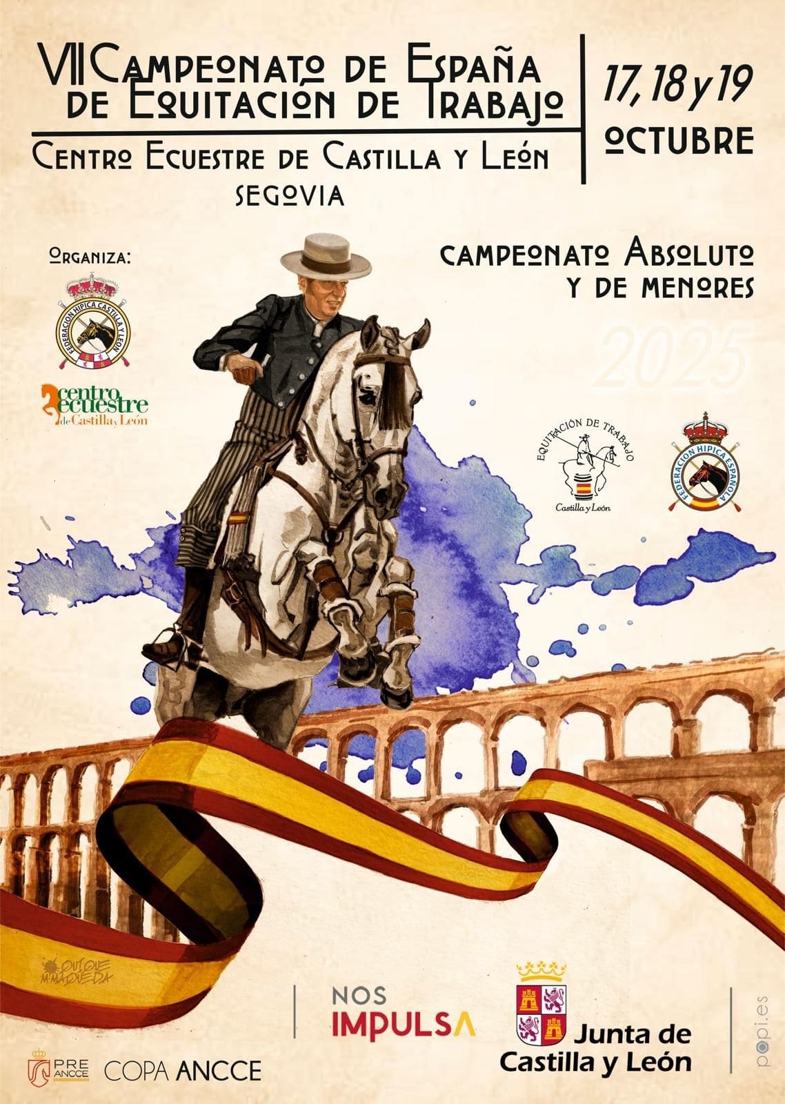 Centro Ecuestre de Castilla y León: Segovia acoge el Campeonato de España de Equitación de Trabajo 2025