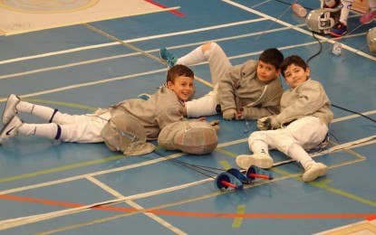 Buenos resultado para los tiradores del Club de Esgrima Segovia en el Criterium de Esgrima de Castilla y León