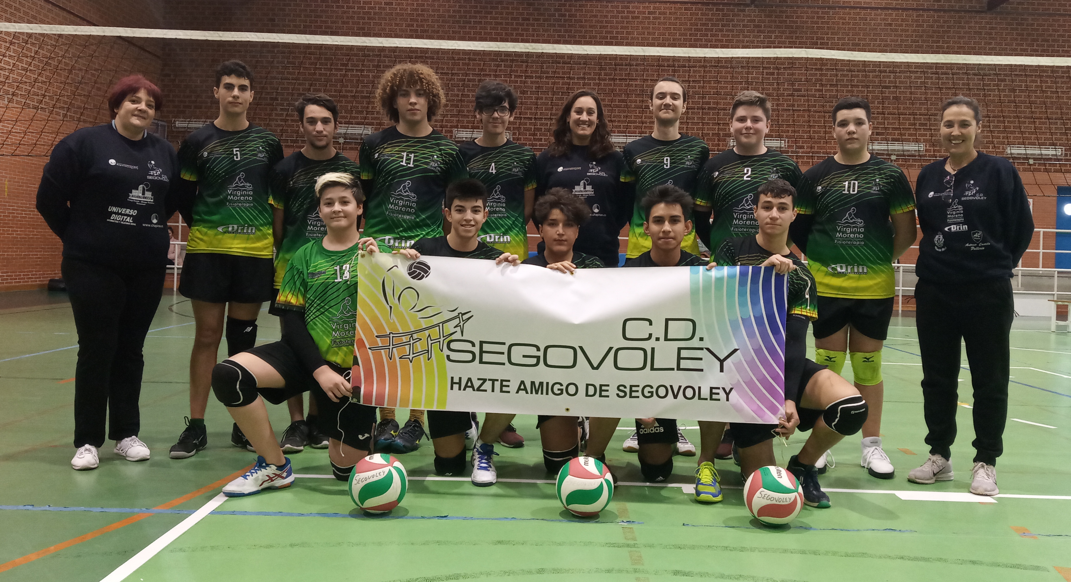 Debuta el Equipo Juvenil Masculino del Club Deportivo Segovoley