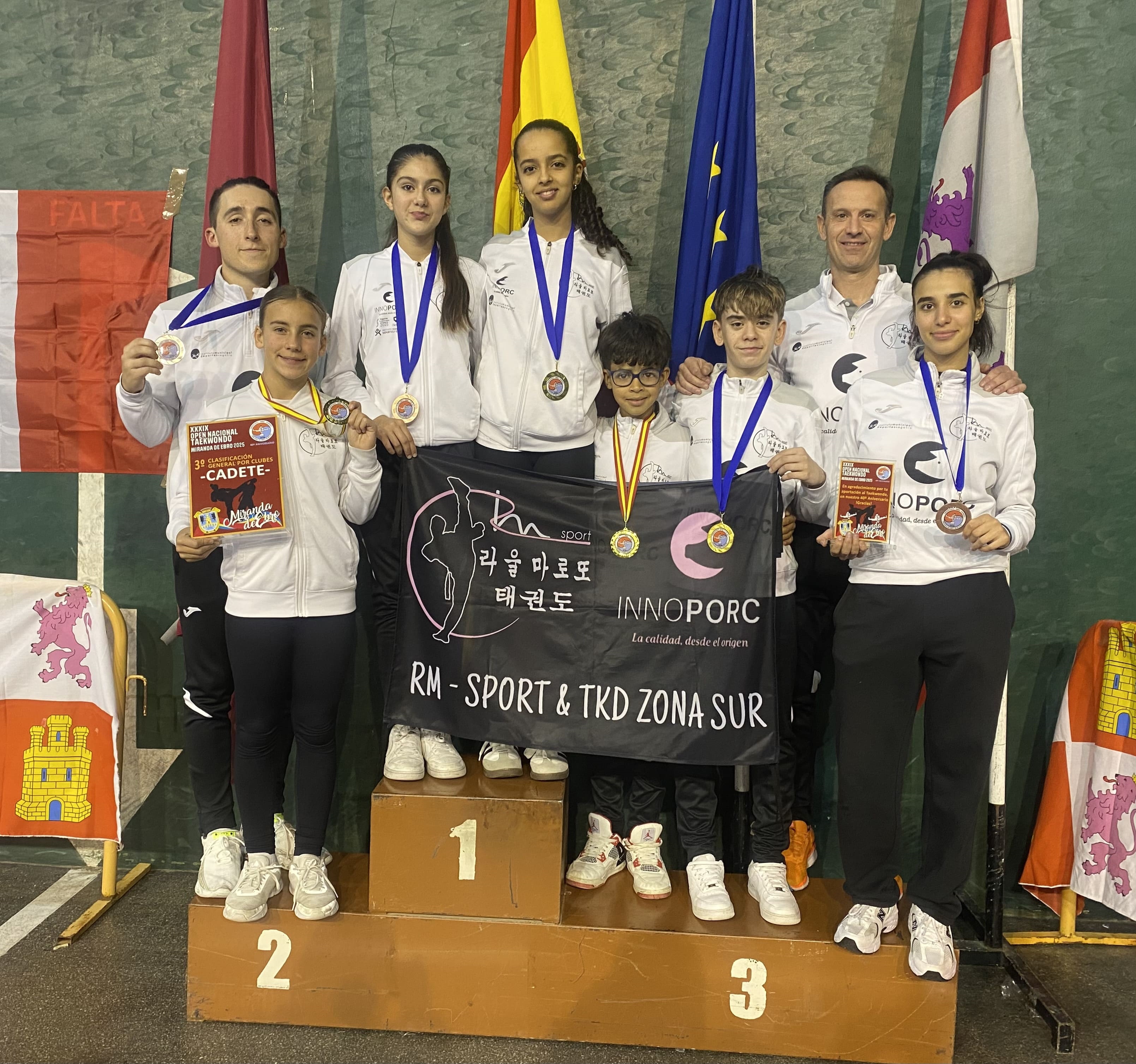 C.D. Taekwondo RM-Sport Innoporc firma tres fines de semana consecutivos de éxitos
