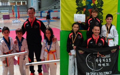 La cantera del Taekwondo RM-Sport & TKD zona sur suma cinco nuevas medallas