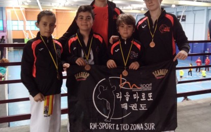 Cuatro medallas para el Taekwondo RM-Sport & TKD zona sur