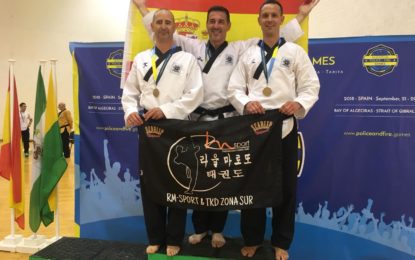 Raúl Maroto consigue un oro y una plata en los VII Juegos Europeos de Policías y Bombores de Taekwondo