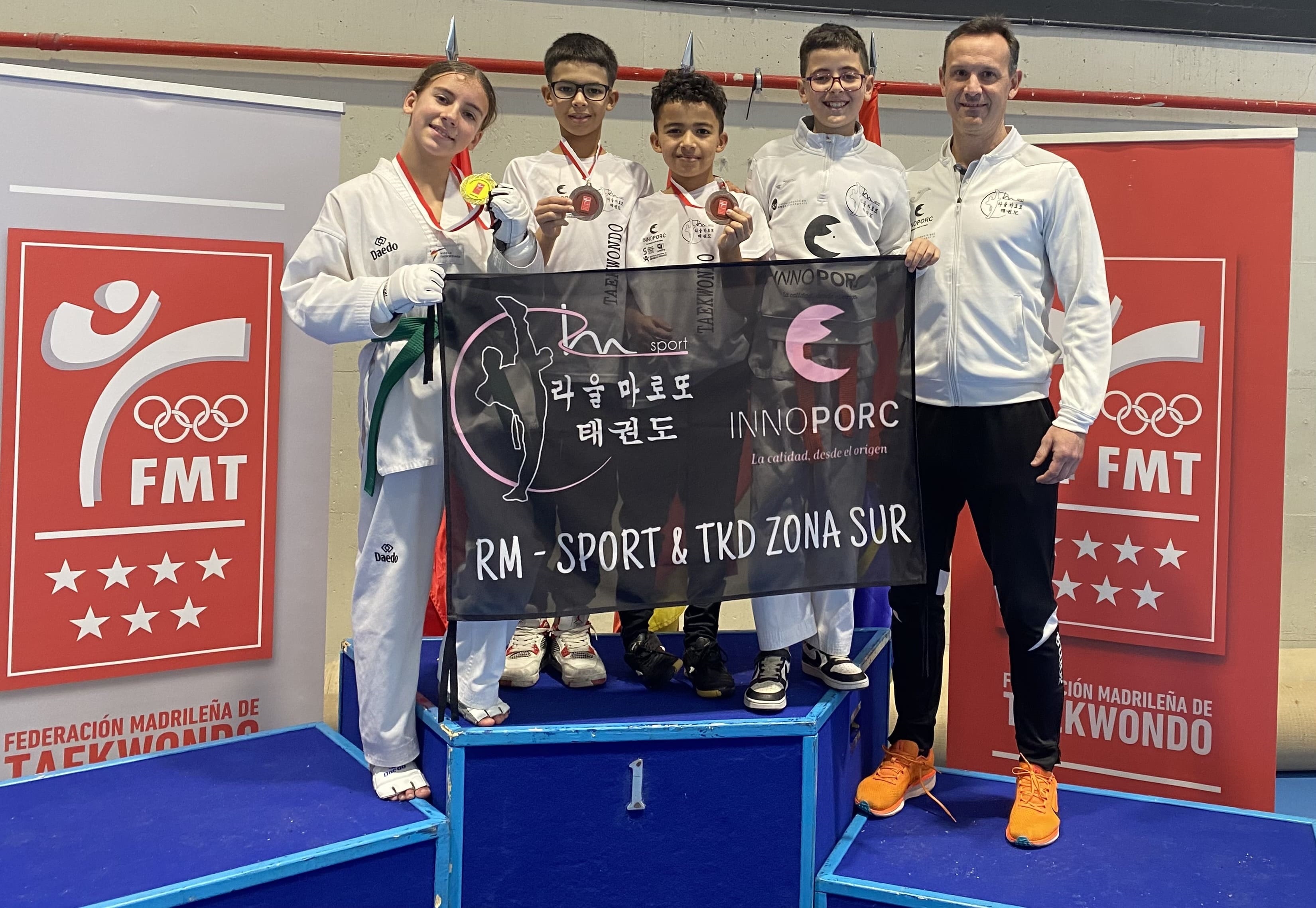 El C.D. Taekwondo RM-Sport Innoporc abre el 2026 con cinco podios
