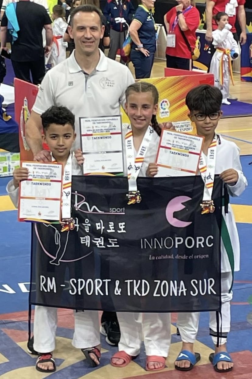 El C.D. Taekwondo RM-Sport Innoporc: XXII Open Internacional de España G1 y en la I Copa de España Precadete
