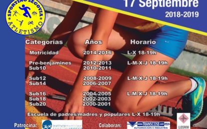 Club de Atletismo Sporting Segovia: Comienza la temporada 2018-19