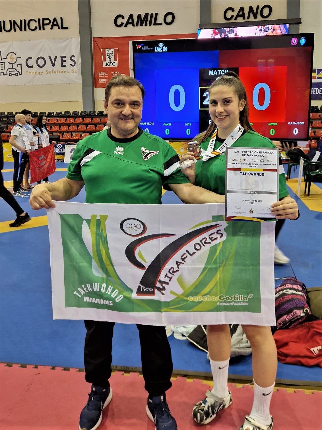CD Taekwondo Miraflores – Bekdoosan: Importante medalla de plata para Inés de Benito, sumando puntos para su ranking