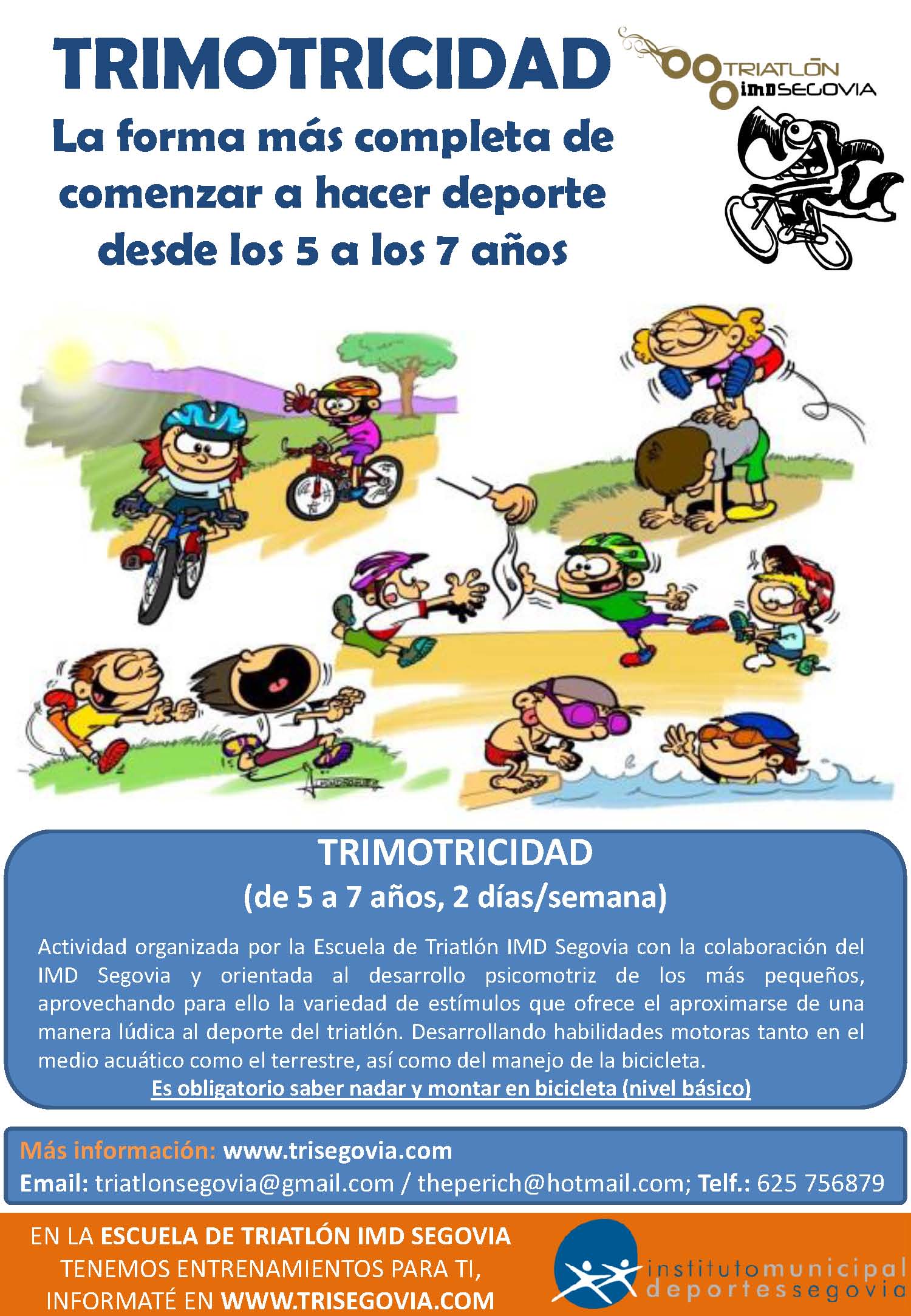 Escuela de Triatlón IMD Segovia: Trimotricidad