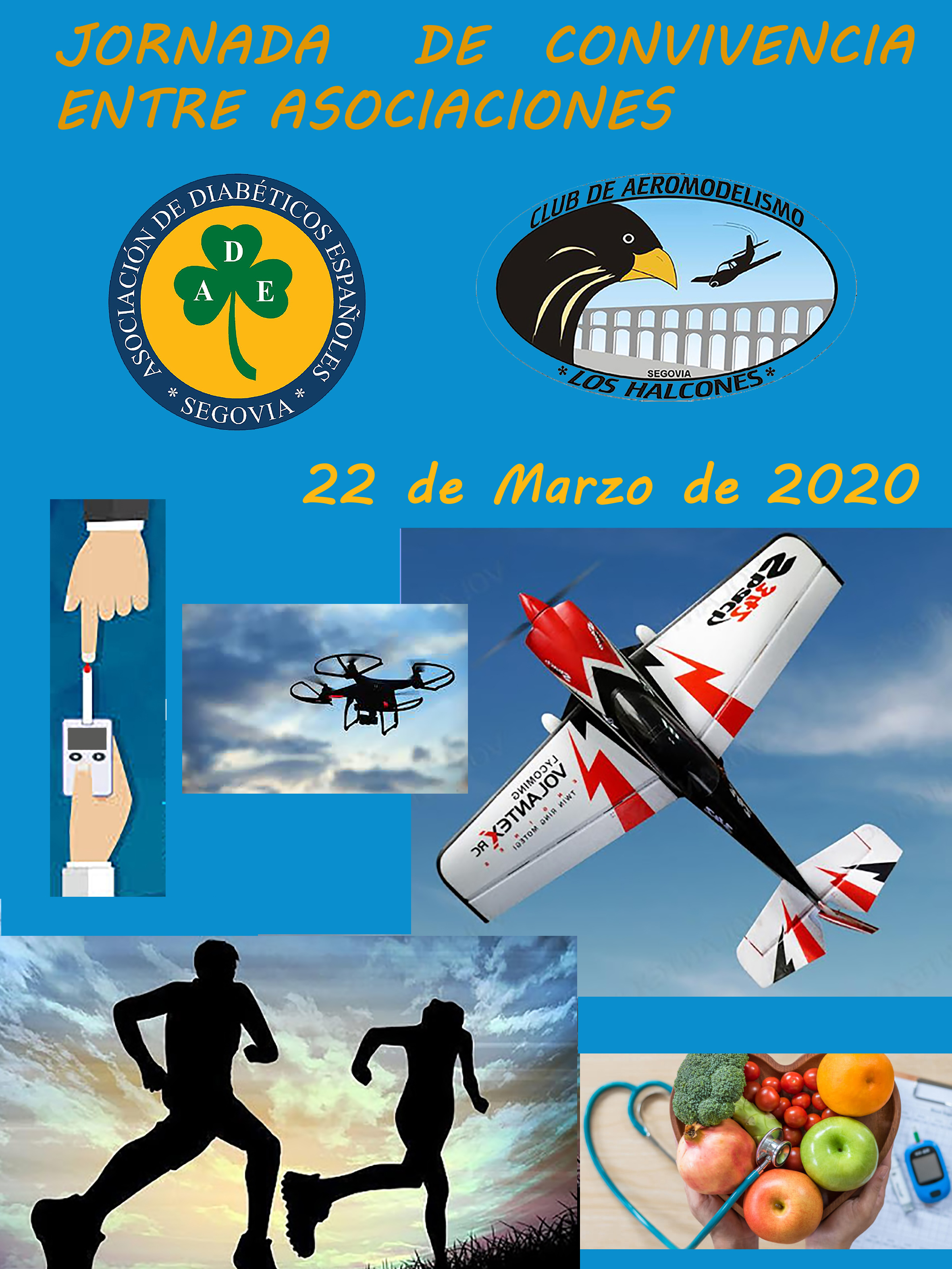 Jornada de convivencia entre el Club de Aeromodelismo “Los Halcones” y la Asociación de diabetes de Segovia