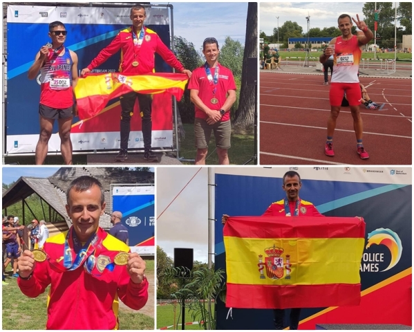 El Atleta del Venta Magullo, Juan Cotrina Vinagre, consigue tres medallas en los World Police&fire Game Rotterdam 2022