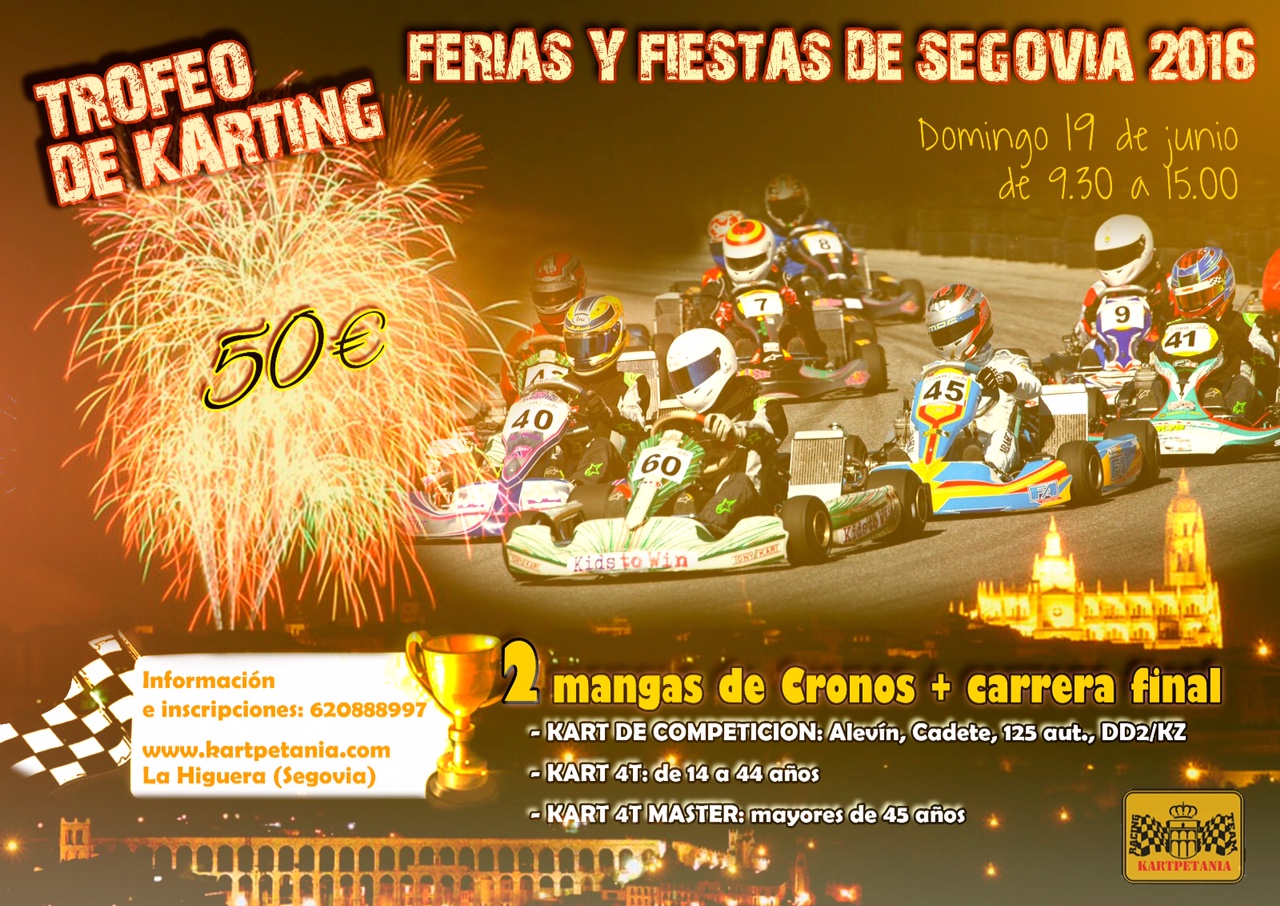 Ferias y Fiestas 2016: “VII Trofeo de Karting”