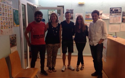 “Lin” visita las oficinas del Instituto Municipal de Deportes