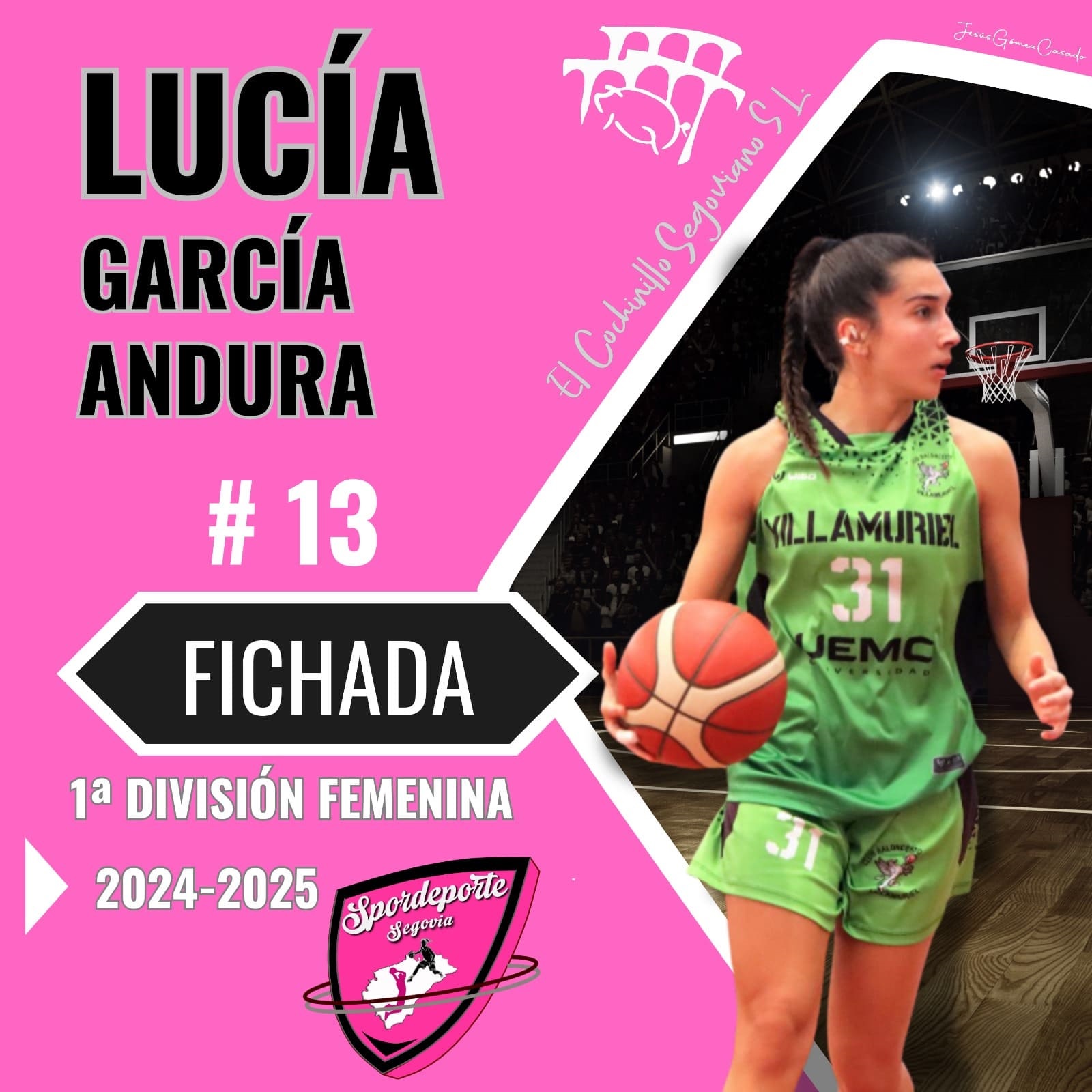 CD Spordeporte: El Cochinillo Segovia, S.L. nuevo fichaje