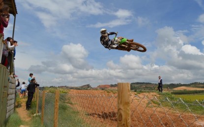 Nueva victoria de Eduardo Esteban en la prueba del Campeonato de Castilla y León de Motocross