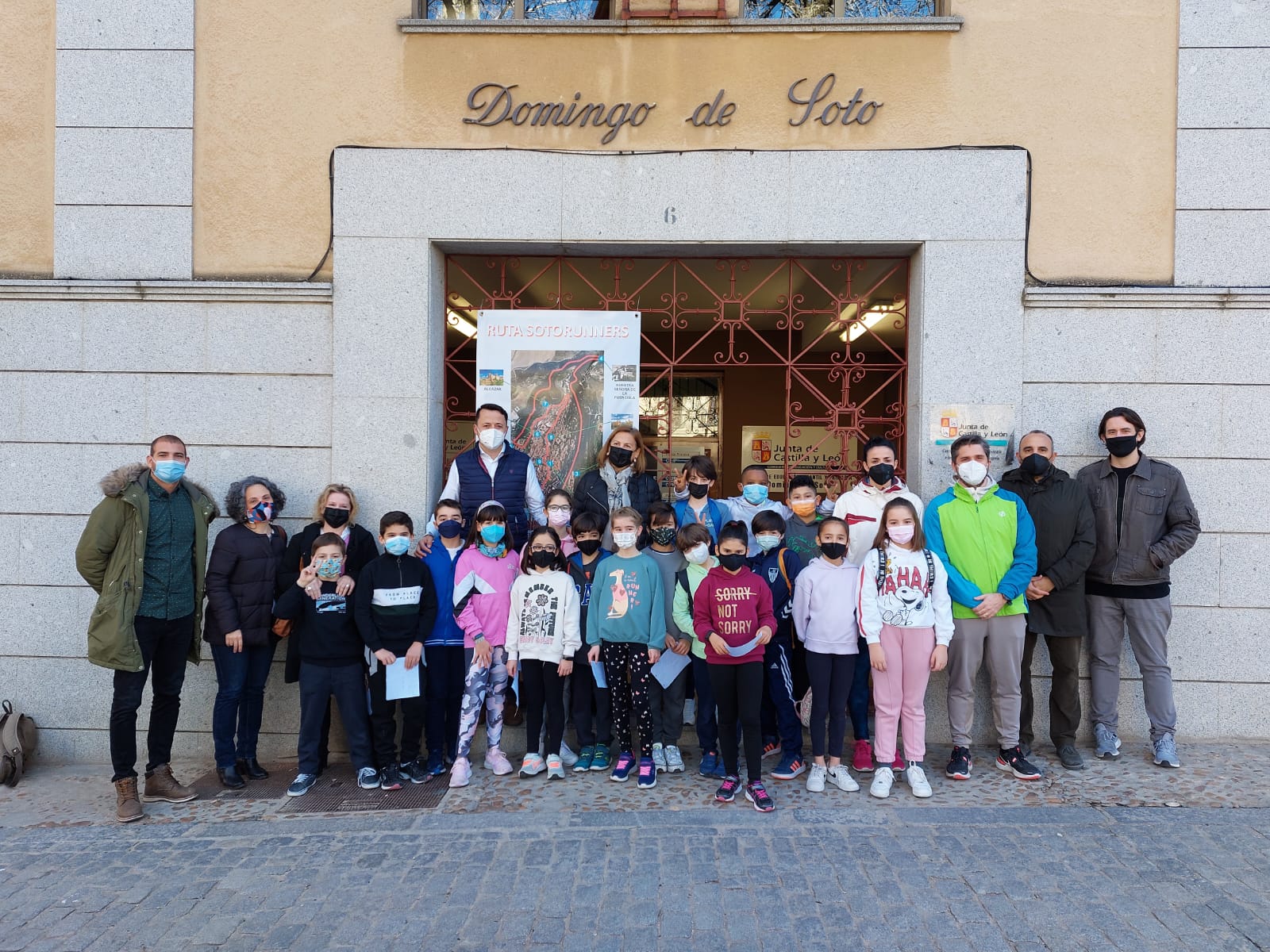 Enhorabuena por vuestra iniciativa: alumnos de 4º de primaria del CEIP “Domingo de Soto”