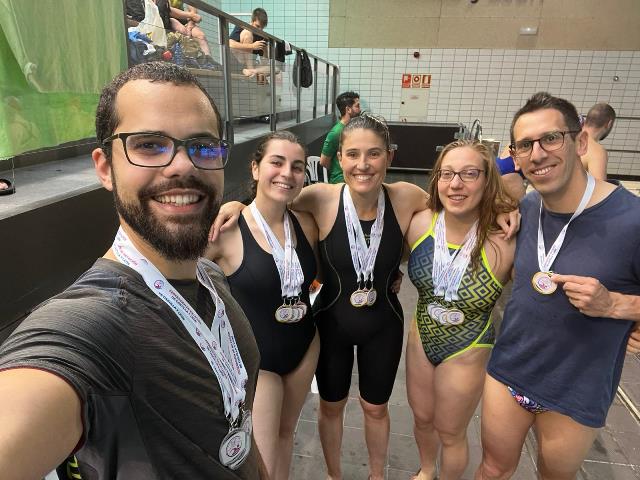 Dieciséis medallas para el Casino de la Unión en el Campeonato de Castilla y León categoría Master