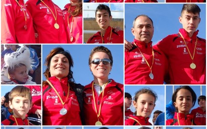 26 medallas para los atletas de la Escuela de Atletismo del CAS-Ciudad de Segovia
