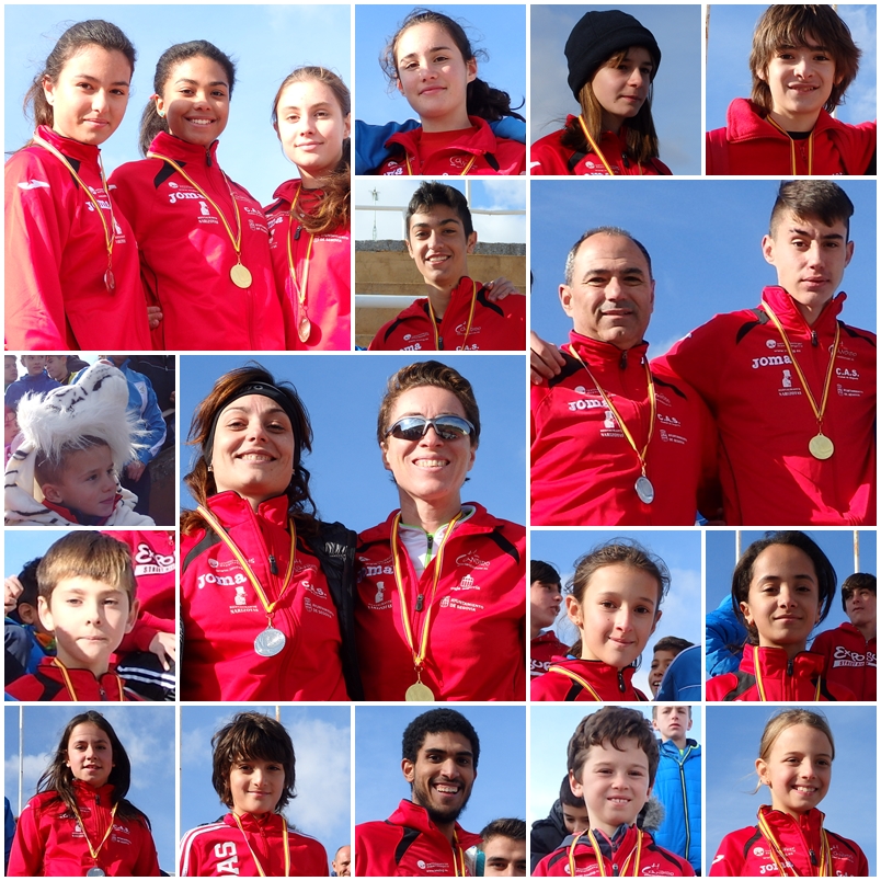26 medallas para los atletas de la Escuela de Atletismo del CAS-Ciudad de Segovia
