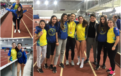 Varias mínimas nacionales para las atletas del Sporting Segovia: Sofía Martín y Claudia Corral